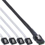 InLine SAS Anschlusskabel, Mini-SAS SFF-8087 an 4x SATA,...
