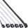 InLine Mini SAS HD Kabel, SFF-8643 zu 4x SATA + Sideband, 0,5m
