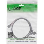 InLine Mini SAS HD Kabel, SFF-8643 zu 4x SATA + Sideband, 1m