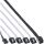 InLine Mini SAS HD Kabel, SFF-8643 zu 4x SATA + Sideband, 1m