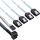 InLine Mini SAS HD Kabel, SFF-8643 gewinkelt zu 4x SATA + Sideband, 1m