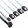 InLine Mini SAS HD Kabel, SFF-8643 gewinkelt zu 4x SATA + Sideband, 1m