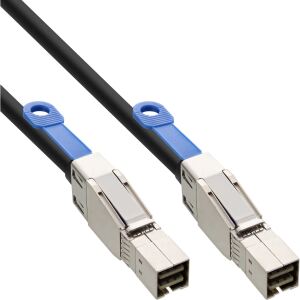 InLine externes Mini SAS HD Kabel, SFF-8644 zu SFF-8644, 12Gb/s, 1m