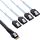 InLine Slim SAS Kabel, SFF-8654 zu 4x SATA 7pol, 12Gb/s, 1m