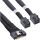 InLine Slim SAS Kabel, SFF-8654 8i zu 2x SFF-8643, 0,5m