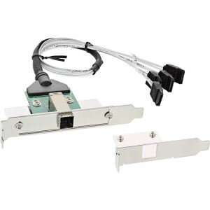 InLine SAS HD Slotblech PCI + 50p Centr., mit Kabel, ext. SFF-8644 auf int. 4x