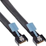 InLine MCIO Kabel, MCIO x4 Stecker zu MCIO x4 Stecker, 0,75m