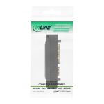 InLine SATA Adapter Stecker / Buchse, 22pol (15+7), abwärts gewinkelt