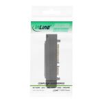 InLine SATA Adapter Stecker / Buchse, 22pol (15+7), abwärts gewinkelt