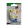 InLine SATA 6Gb/s Anschlusskabel rund, abgew. links, blau, mit Lasche, 0,5m