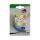 InLine SATA 6Gb/s Anschlusskabel rund, abgew. links, blau, mit Lasche, 0,5m