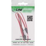 InLine Slimline SATA Kabel, Slimline SATA ST 13pol (7+6) zu SATA+Strom, 0,4m