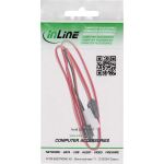 InLine Slimline SATA Kabel, Slimline SATA ST 13pol (7+6) zu SATA+Strom, 0,4m