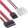 InLine Slimline SATA Kabel, Slimline SATA ST 13pol (7+6) zu SATA+Strom, 0,4m