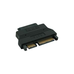 InLine Adapter SATA, 22pol Buchse (7+15) auf Slimline 13pol Stecker (7+6)