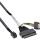 InLine U.2 Anschlusskabel, SSD mit U.2 (SFF-8639) an SFF-8643 + Strom, 0,75m