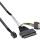 InLine U.2 Anschlusskabel, SSD mit U.2 (SFF-8639) an SFF-8643 + Strom, 0,75m
