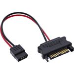 InLine SATA Stromadapterkabel, SATA Buchse an SlimSATA Stecker, 0,15 m