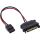 InLine SATA Stromadapterkabel, SATA Buchse an SlimSATA Stecker, 0,15 m