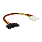 InLine SATA Stromadapterkabel, 15pol SATA Buchse an 4pol Stecker, 0,30m