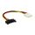 InLine SATA Stromadapterkabel, 15pol SATA Buchse an 4pol Stecker, 0,30m