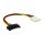 InLine SATA Stromadapterkabel, 15pol SATA Buchse an 4pol Stecker, 0,30m