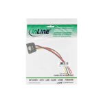 InLine SATA Stromadap.-Kab., 1x 13,34cm (5,25") BU/15pol SATA ST, Lasche, 0,30m