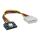InLine SATA Stromadap.-Kab., 1x 13,34cm (5,25") BU/15pol SATA ST, Lasche, 0,30m
