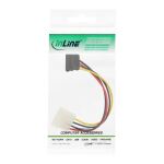 InLine SATA Stromadap.-kab., 1x 13,34cm (5,25") BU/15pol SATA ST, unten abgew.