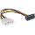 InLine SATA Stromadap.-Kab, 1x 13,34cm (5,25") BU/15pol SATA ST, nach o. abgew.