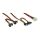 InLine SATA Strom Y-Kabel, 4pol auf 4x 15pol SATA gewinkelt, 0,40m + 0,55m