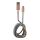 LC-Power LC-C-USB-Lightning-1M-4 (MFI) USB A zu Lightning Kabel, Disco-Glitzer,