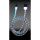 LC-Power LC-C-USB-MICRO-1M-8 USB A zu Micro-USB Kabel, schwarz/silber LED 1m