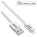 InLine Lightning USB Kabel, für iPad, iPhone, iPod, silber/Alu, 2m MFi-zert.