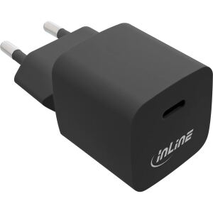 InLine USB-C GaN Ladegerät, Power Delivery 3.0, PPS, 33 W, schwarz
