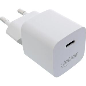 InLine USB-C GaN Ladegerät, Power Delivery 3.0, PPS, 33 W, weiß