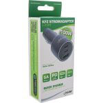 InLine USB KFZ Stromadapter Power Delivery, 2x USB-C + QC 3.0 USB-A, schwarz