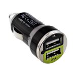 InLine USB DUAL+ KFZ-Ladeset, Stromadapter 1m Kabel, 12/24VDC zu 5V DC/2.1A