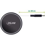 InLine Dual USB-C KFZ Stromadapter 12/24V, ausziehbares Kabel + Buchse, 75W