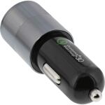 InLine USB 36W KFZ Ladegerät QC 3.0, USB-A + USB-C, PD 3.0, 12/24V DC, schwarz
