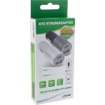 InLine USB 36W KFZ Ladegerät QC 3.0, USB-A + USB-C, PD 3.0, 12/24V DC, schwarz