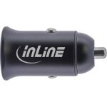 InLine USB KFZ Stromadapter Power Delivery, 2x USB-C, schwarz, max. 33W
