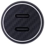 InLine USB KFZ Stromadapter Power Delivery, 2x USB-C, schwarz, max. 33W