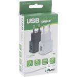 InLine USB Ladegerät Single, Netzteil, 100-240V zu 5V/1,2A, schwarz