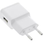 InLine USB Ladegerät Single, Netzteil, 100-240V zu 5V/1,2A, weiß