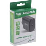 InLine USB PD Netzteil, GaN Ladegerät, Single USB-C, Power Delivery, 65W