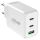 InLine USB PD Netzteil, GaN Ladegerät, 3-Port, Dual USB-C+USB-A, 65W, weiß