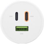 InLine USB PD Netzteil, GaN Ladegerät, 3-Port, Dual USB-C + USB-A, 65W, weiß