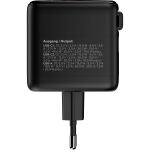 InLine USB Netzteil, 70W, GaN, USB-C PD + USB-A QC, Kabel 60cm, schwarz