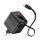 InLine USB Netzteil, 70W, GaN, USB-C PD + USB-A QC, Kabel 60cm, schwarz